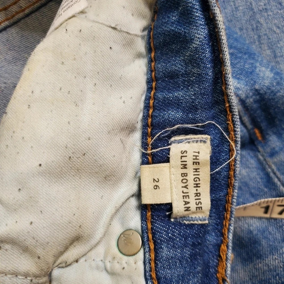 Madewell High-Rise Slim Boy Jean - Picture 7 of 8